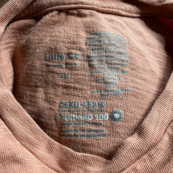 Lauren Conrad | Girls Organic Tee Shirt All Things With Love Size 12M - Picture 3 of 4